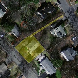 30 Westview Ter, Newton MA  02465-2345 aerial view