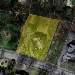 69 Pine Ridge Rd, Newton MA 02468-1616 aerial view