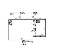 128 Roundwood Rd, Newton MA  02464-1260 floor plan