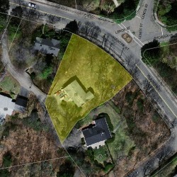 85 Valentine St, Newton MA 02465-3019 aerial view