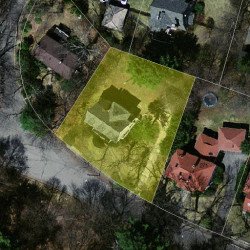 281 Waban Ave, Newton MA 02468-1306 aerial view