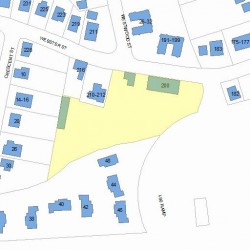 200 Webster St, Newton MA  02465-1849 plot plan