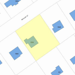 1558 Beacon St, Newton MA 02468-1508 plot plan