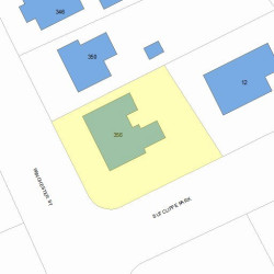 356 Winchester St, Newton MA 02461-2051 plot plan