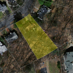 78 Roundwood Rd, Newton MA  02464-1217 aerial view