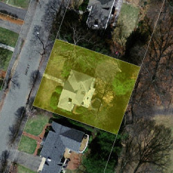 82 Day St, Newton MA 02466-2916 aerial view