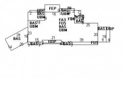 85 Bigelow Rd, Newton MA  02465-3005 floor plan