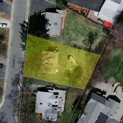 132 Tolman St, Newton MA 02465-1022 aerial view