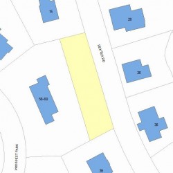 25 Dexter Rd, Newton MA 02460-2317 plot plan