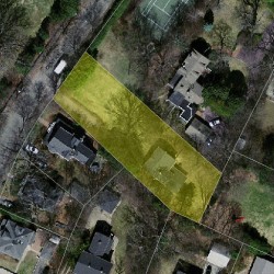 286 Central St, Newton MA  02466-2203 aerial view