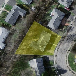 99 Truman Rd, Newton MA 02459-2639 aerial view