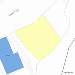 2254 Washington St, Newton MA 02462-1420 plot plan