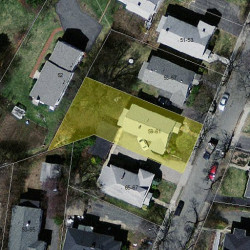 59 Rangeley Rd, Newton MA 02465-1647 aerial view