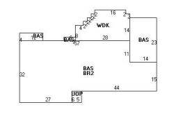 204 Temple St, Newton MA 02465-2316 floor plan