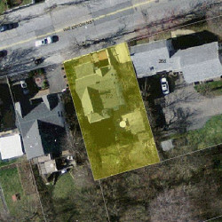272 Watertown St, Newton MA  02458-1347 aerial view