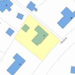 88 Farlow Rd, Newton MA 02458-2439 plot plan