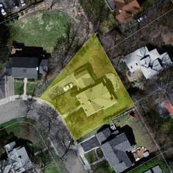 24 Westfield Rd, Newton MA  02465-2563 aerial view