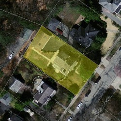 125 Windermere Rd, Newton MA  02466-2719 aerial view