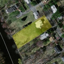 41 Bernard St, Newton MA  02461-1935 aerial view