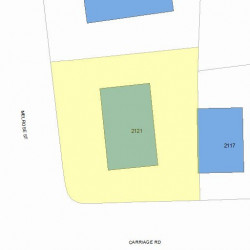 2121 Commonwealth Ave, Newton MA  02466-1901 plot plan