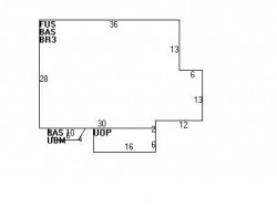 24 Adams Ave, Newton MA  02465-1003 floor plan