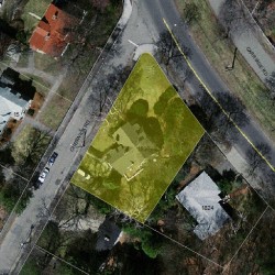 1830 Commonwealth Ave, Newton MA  02466-2717 aerial view