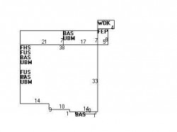 138 Cotton St, Newton MA 02458-2641 floor plan