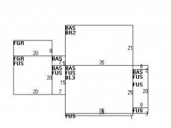 51 Fairlee Rd, Newton MA  02468-2040 floor plan