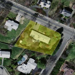 373 Dedham St, Newton MA 02459-2902 aerial view