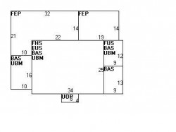 276 Dorset Rd, Newton MA 02468-1429 floor plan