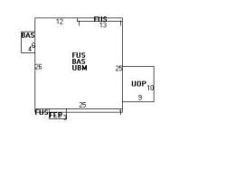 204 Jackson St, Newton MA 02459-2540 floor plan