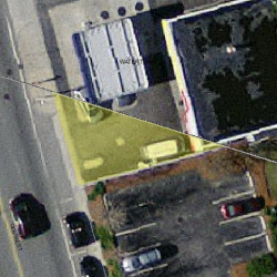 258 Centre St, Newton MA  02458-1618 aerial view