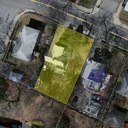298 Auburndale Ave, Newton MA  02466-1219 aerial view