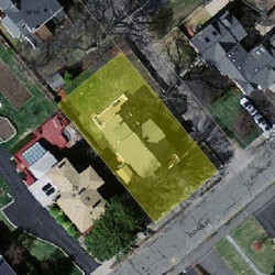 21 Floral St, Newton MA 02461-1246 aerial view