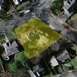 130 Cotton St, Newton MA 02458-2641 aerial view