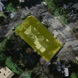 151 Country Club Rd, Newton MA  02459-3117 aerial view