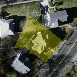 101 Grant Ave, Newton MA 02459-1348 aerial view