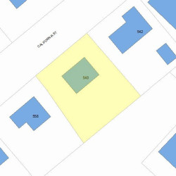 548 California St, Newton MA 02460-1243 plot plan