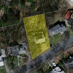 89 Roundwood Rd, Newton MA  02464-1218 aerial view