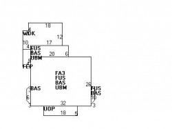 42 Oakland Ave, Newton MA  02466-1705 floor plan
