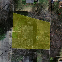 83 Greenlawn Ave, Newton MA  02459-1712 aerial view