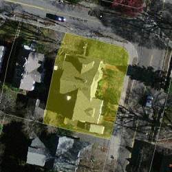 149 Waverley Ave, Newton MA 02458-2418 aerial view