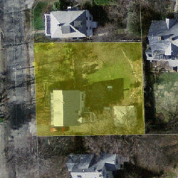40 Cedar St, Newton MA 02459-1113 aerial view