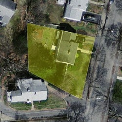 85 Freeman St, Newton MA 02466-1212 aerial view