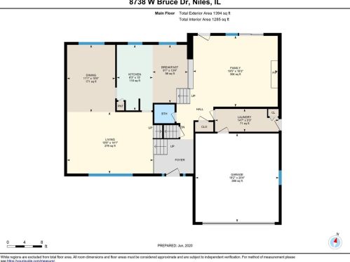 8738 Bruce Dr, Niles IL 60714-2344 exterior