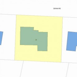 31 Donna Rd, Newton MA 02459-2804 plot plan