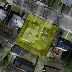 20 Grant St, Newton MA 02465-1509 aerial view