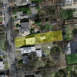 176 Melrose St, Newton MA  02466-1111 aerial view