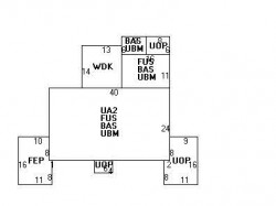 871 Watertown St, Newton MA 02465-2141 floor plan