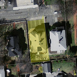 18 Claflin Pl, Newton MA 02460-1929 aerial view